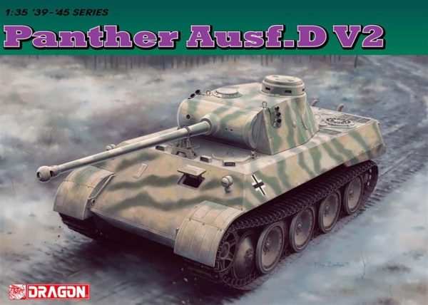 1/35 Panther Ausf.D V2 Tank Maketi, Dragon 6822