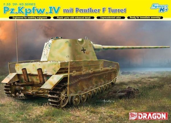 1/35 Pz.Kpfw.IV (with Panther F Turret) Tankı Maketi, Dragon 6824