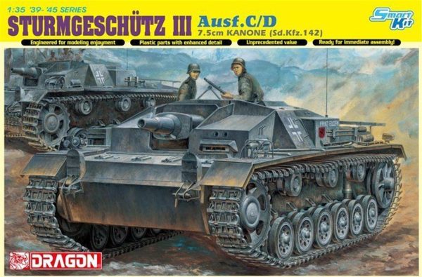 1/35 Sturmgeschutz III Sd.Kfz.142 Ausf.C/D Tank Avcısı Maketi, Dragon 6851