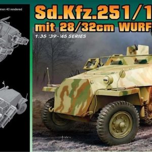 1/35 Sd.Kfz.251/1 Ausf.D (with 28/32cm Wurfrahmen 40) Roket Atıcı Maketi, Dragon 6861