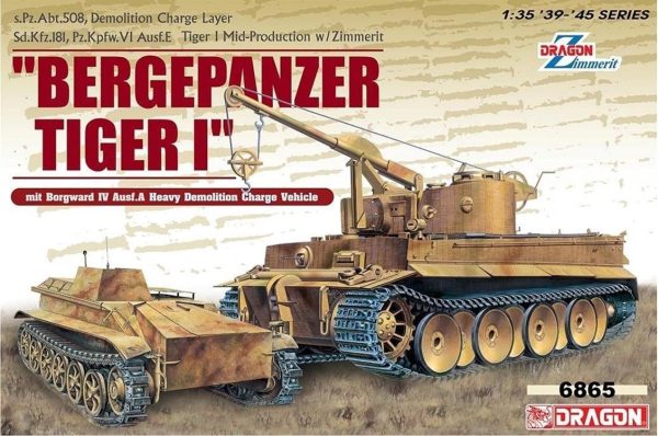 1/35 Bergepanzer Tiger I (with Borgward IV) Tankı Maketi, Dragon 6865