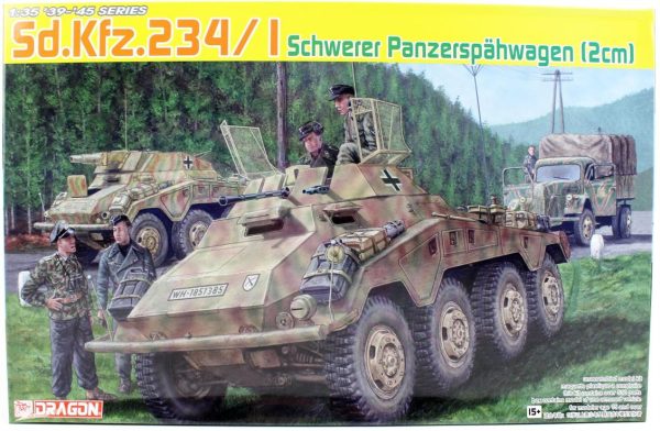 1/35 Sd.Kfz.234/1 Ağır Zırhlı Araç Maketi, Dragon 6879