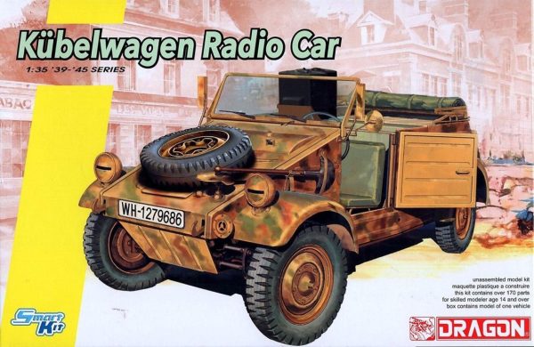 1/35 Kübelwagen Telsiz Aracı Maketi, Dragon 6886