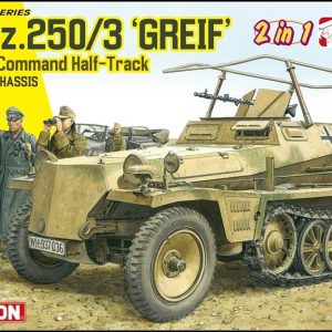 1/35 Sd.Kfz.250/3 (Greif- Rommel's Command) Yarı Paletli Personel Taşıyıcı Maketi, Dragon 6911