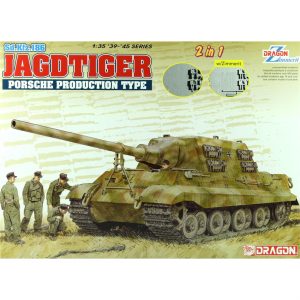 1/35 Sd.Kfz.186 Jagdtiger Tank Maketi w/Zimmerit, Dragon 6925