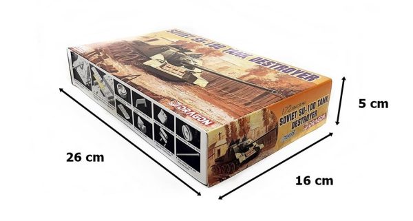 1/72 Soviet SU-100 Tank Avcısı Maketi, Dragon 7208 - Görsel 4