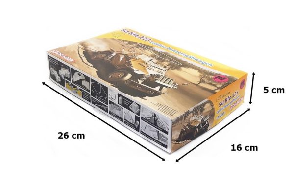1/72 Sd.Kfz.223 Hafif Zırhlı Arac Maketi, Dragon 7420 - Görsel 4