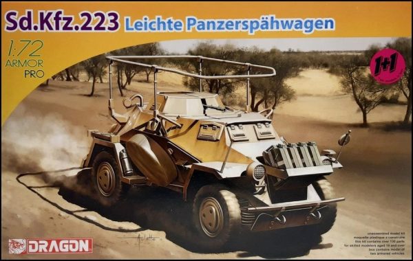 1/72 Sd.Kfz.223 Hafif Zırhlı Arac Maketi, Dragon 7420