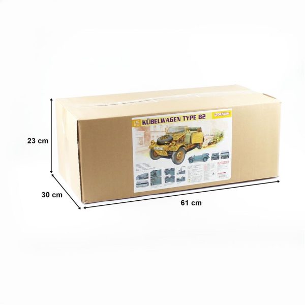 1/6 Volkswagen Kübelwagen Tip-82 Hafif Zırhlı Arac Maketi, Dragon 75003 - Görsel 5