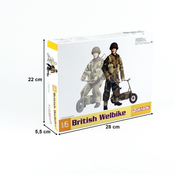 1/6 İngiliz Bisikleti (Welbıke) Maketi, Dragon 75034 - Görsel 4