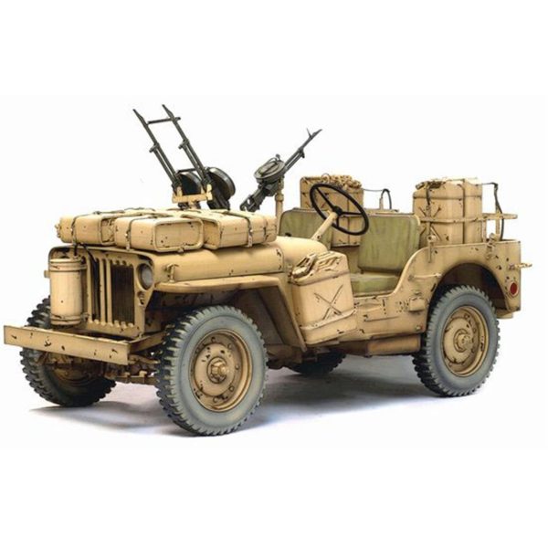 1/6 SAS 4x4 Desert Raider Jeep Maketi, Dragon 75038 - Görsel 2