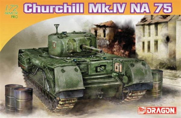 1/72 Churchill Mk.IV NA 75 Tank Maketi, Dragon 7507