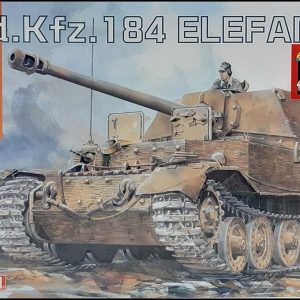 1/72 Sd.Kfz.184 Elefant (with Kubelwagen & bike) Tankı Maketi, Dragon 7515
