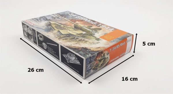 1/72 T-34/85 mod. 1944 Tankı Maketi, Dragon 7556 - Görsel 4