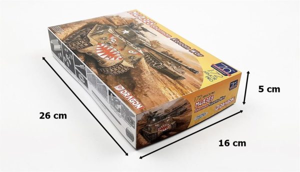 1/72 M4A3E8 (Easy Eigh) Kore Savaşı Tankı Maketi, Dragon 7570 - Görsel 5