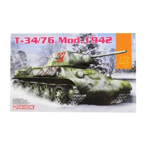 1/72 T-34/76 Tank Maketi Model 1942, Dragon 7595