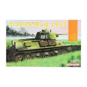 1/72 T-34/76 Tank Maketi Model 1943, Dragon 7596