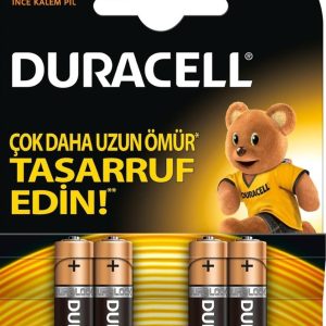Duracell 7715 Lr03 Mn2400 İnce Alkaline Kalem Pil -4 Adet