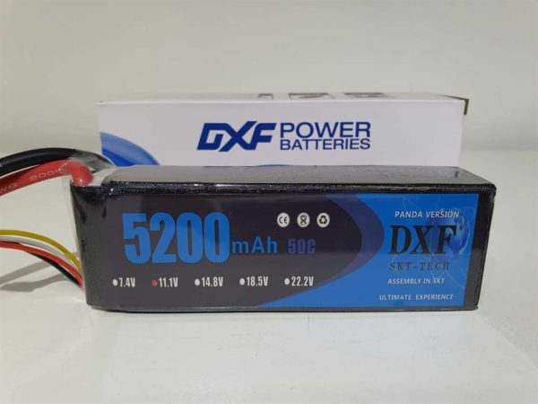 11.1V 5200mAh 80C 3S Softcase LiPo Pil, DXF Power