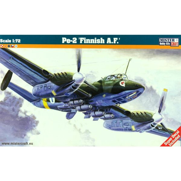 1/72 Pe-2 (Fin Bombacısı) Bombardıman Uçağı Maketi, Mister Craft E025