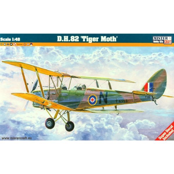 1/48 D.H 82 (Kaplan Güvesi) Savaş Uçağı Maketi, Mister Craft E042