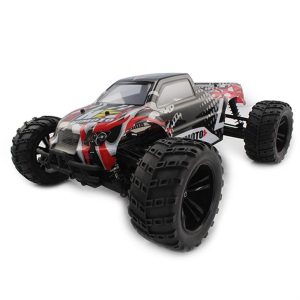 Bowie Kumandalı Fırçasız Motorlu Arazi Aracı Monster Truck 1/10 4 Çeker, Himoto E10Mtl
