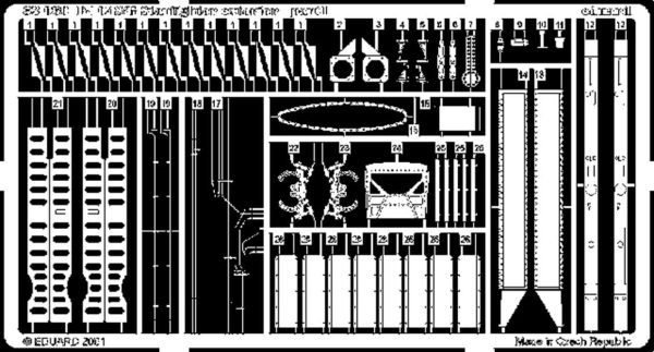 1/32 F-104S/G Exterior For Hasegawa M, Eduard 32060