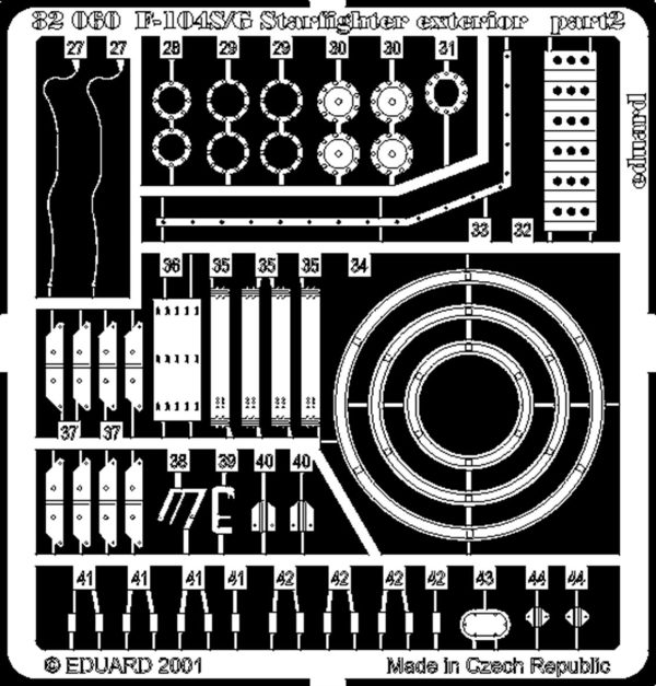 1/32 F-104S/G Exterior For Hasegawa M, Eduard 32060 - Görsel 2