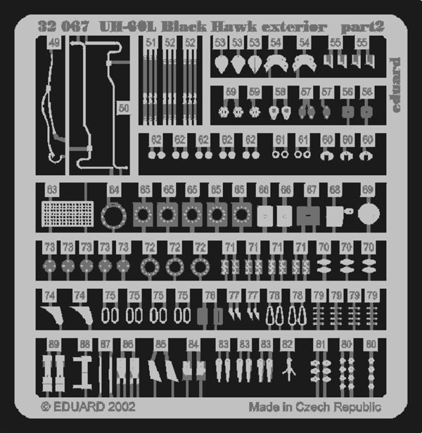 1/35 Uh-60L Exterior For Academy Make, Eduard 32067 - Görsel 2