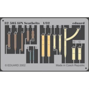 1/32 Seatbelts Ijn Maket Detay Seti, Eduard 32505
