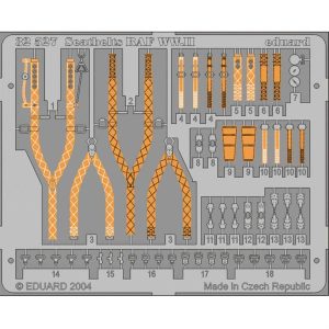 1/32 Seatbelts Raf WWII Maket Detay S, Eduard 32527