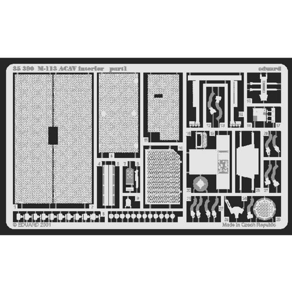 1/35 M-113 Acav İnterior For Tamıya M, Eduard 35390
