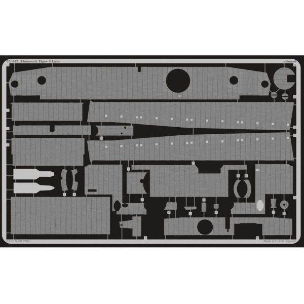 1/35 Zimmerit Tiger I Late For Tamıya, Eduard 35442