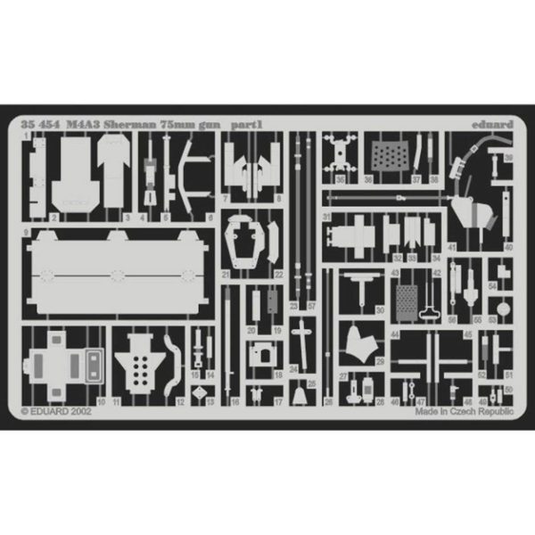 1/35 M-4A3 Sherman 75Mm Gun For Tamıy, Eduard 35454