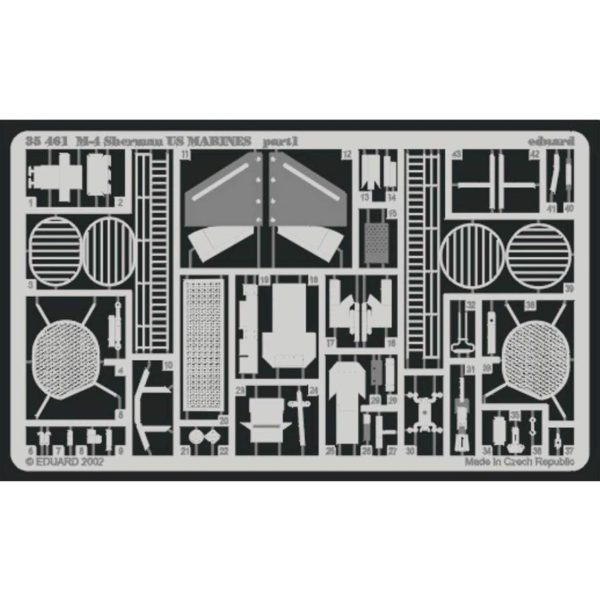 1/35 M-4 Sherman Us Marınes For Itale, Eduard 35461