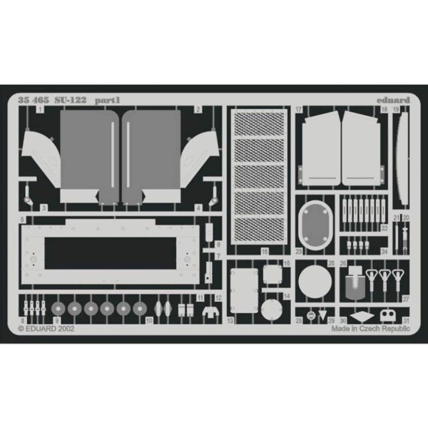 1/35 Su-122 For Tamıya Maket Detay Se, Eduard 35465