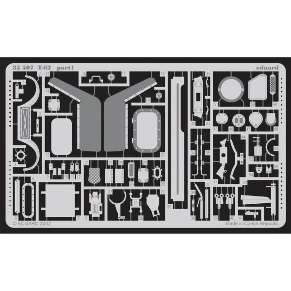 1/35 T-62 For Tamıya 3518 Maket Detay, Eduard 35507