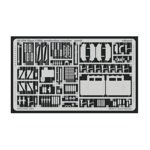 1/35 Tiger I Mid. Production Exterior, Eduard 35520 - Görsel 2