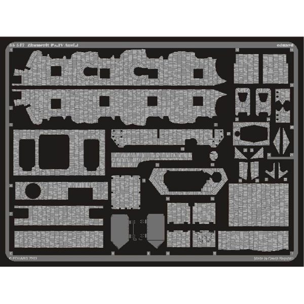 1/35 Zimmerit Pz.Iv Ausf.J For Tamıya, Eduard 35547