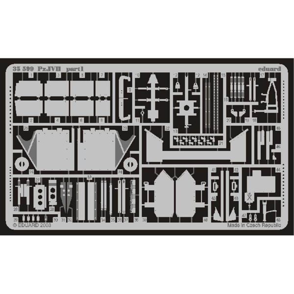 1/35 Pz.Iv Ausf.H For Tamıya Maket De, Eduard 35599