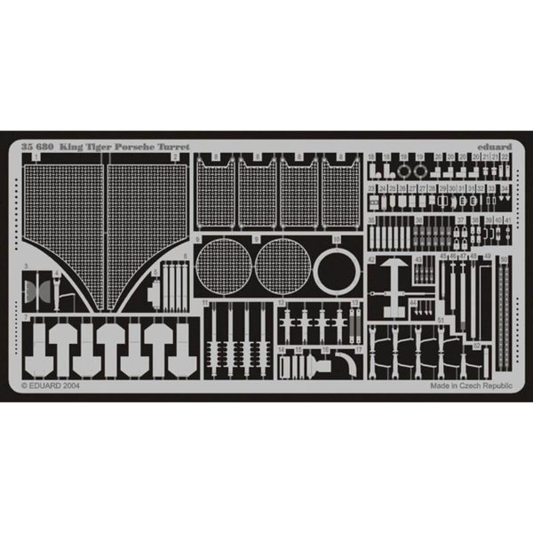 1/35 King Tiger Porsche For Dragon Ma, Eduard 35680