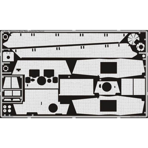 1/35 Zimmerit King Tiger Henschel For, Eduard 35699