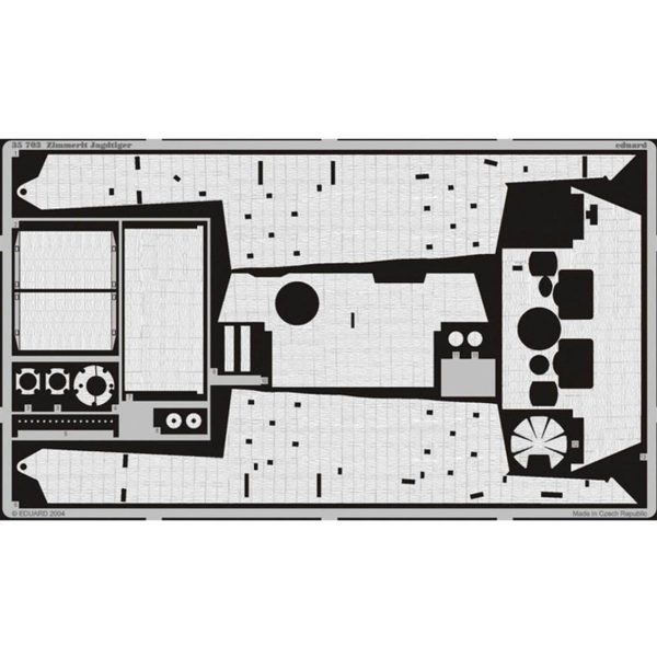 1/35 Zimmerit Jagdtiger For Dragon Ma, Eduard 35703