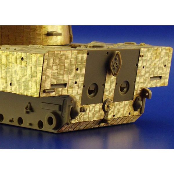 1/35 Zimmerit Tiger I Mid. Production, Eduard 35716 - Görsel 4