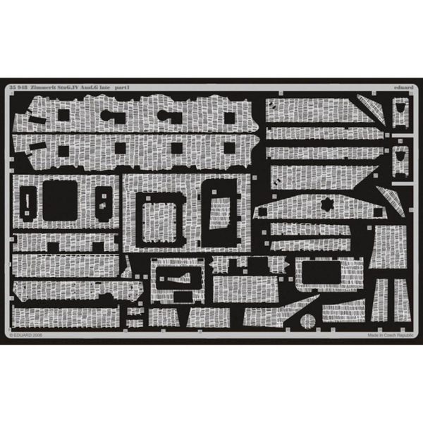 1/35 Zimmerit Stug.Iv Ausf.G Late For, Eduard 35948