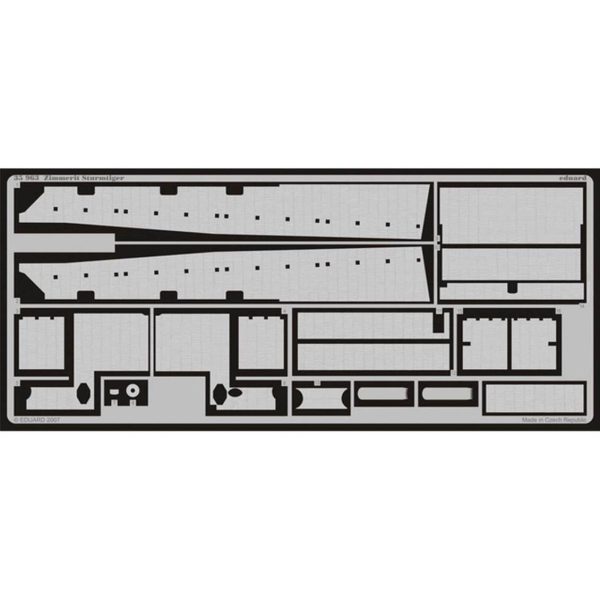 1/35 Zimmerit Sturmtiger For Afv Club, Eduard 35963