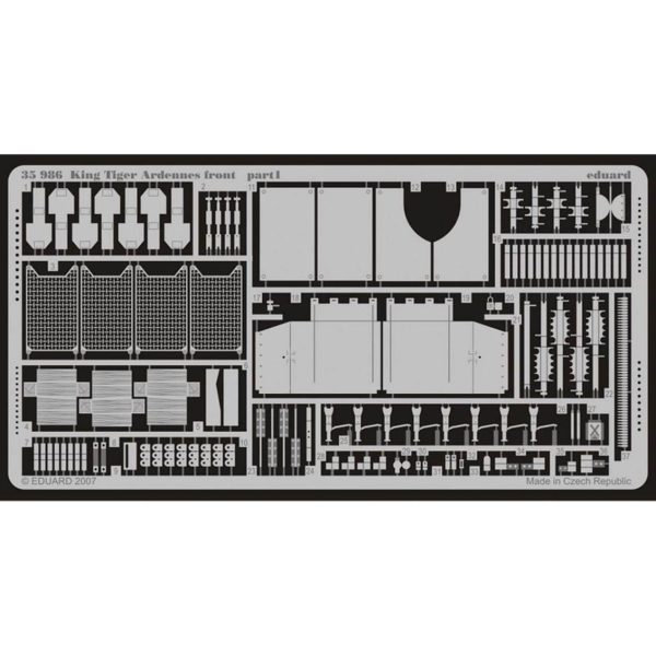 1/35 King Tiger Ardennes Front For Ta, Eduard 35986