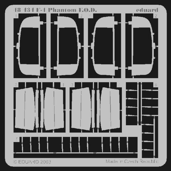 1/48 F-4 F.O.D. Maket Detay Seti, Eduard 48434