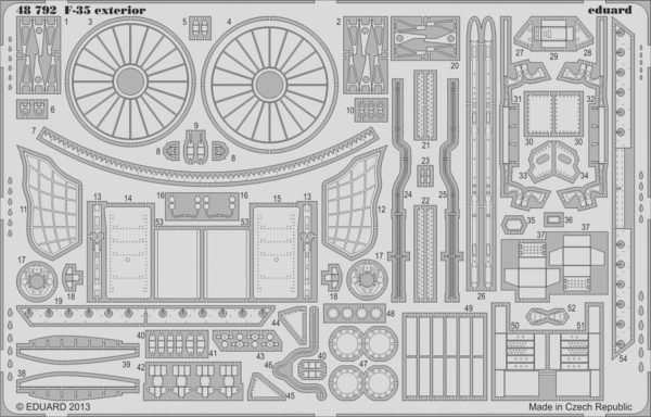 1/48 F-35B Exterior For Kıtty Hawk, Eduard 48792