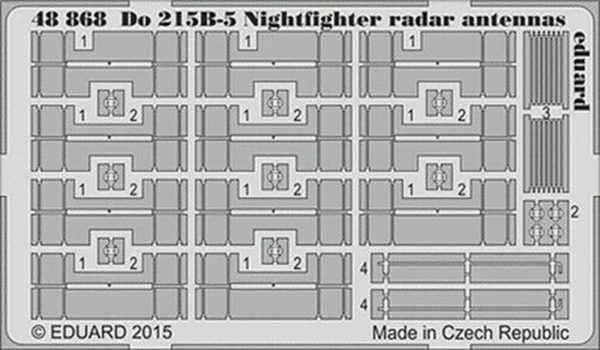 1/48 Do 215B-5 Nightfighter Radar Ant, Eduard 48868 - Görsel 2